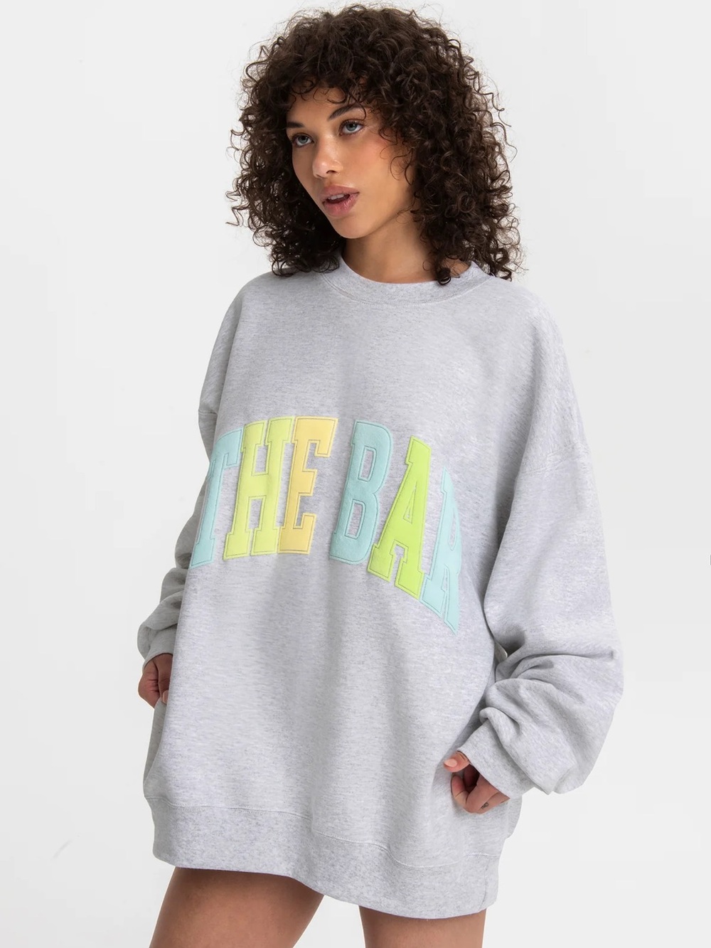 The Bar Varsity Sweatshirt 🍋‍🟩🍋🍊Citrus Fade